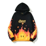 Drew House Fire Hoodie Black